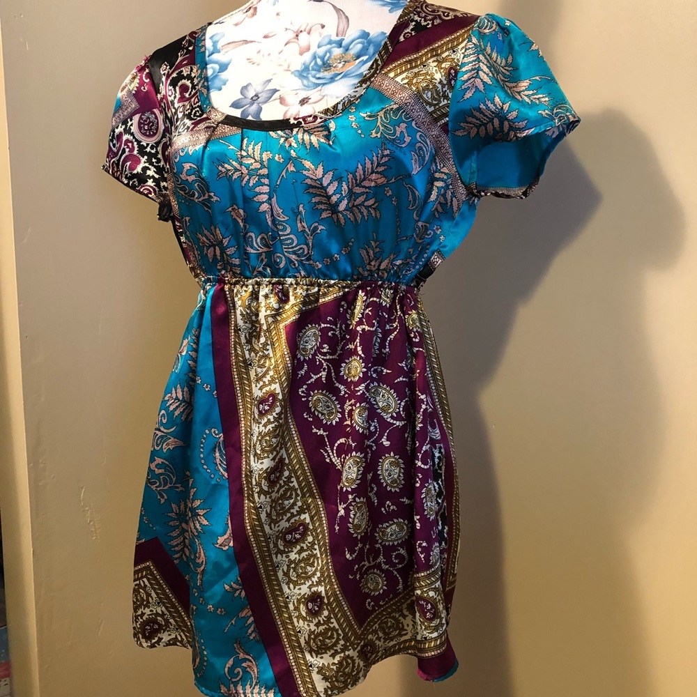 Motherhood Maternity mixed paisley polyester top - Picture 2 of 5